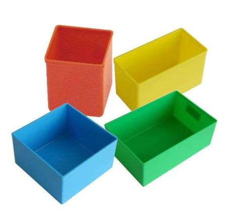 Kleinteileboxen Gelb 54x108x63 mm