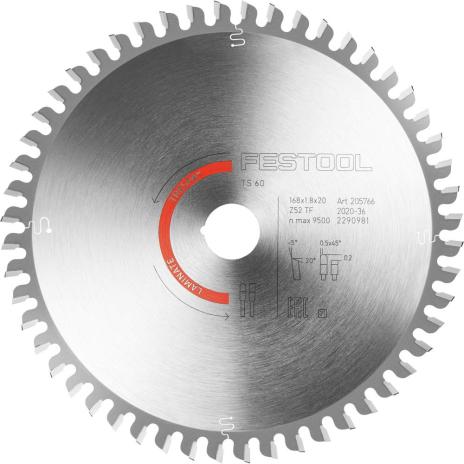 Spezial-Sägeblatt LAMINATE/HPL | für Laminat & Mineralwerkstoffe CSC SYS 50, TS 60 KEBQ-Plus