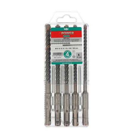SDS-plus Hammerbohrerkassette 4Power, 5-teilig 