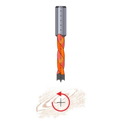 Dübelbohrer für Dübellochbohrmaschinen 8 mm | L | 30 mm