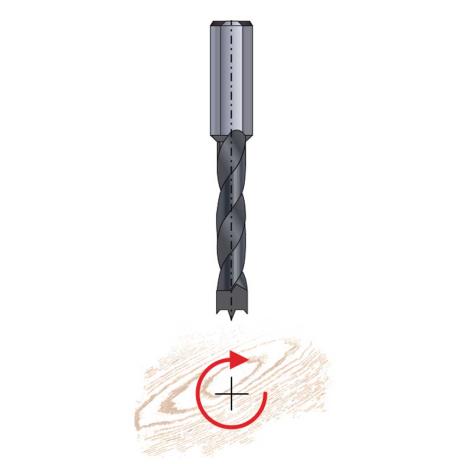 Dübelbohrer für Dübellochbohrmaschinen 5 mm | R | 30 mm