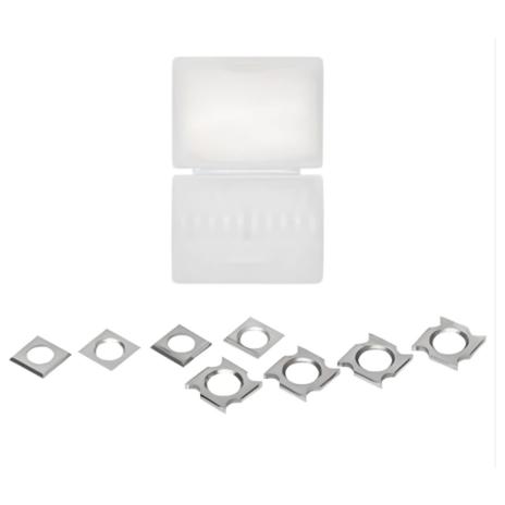 Wendeschneiden Set für 4mm Nutfräser, je 4 Stück 