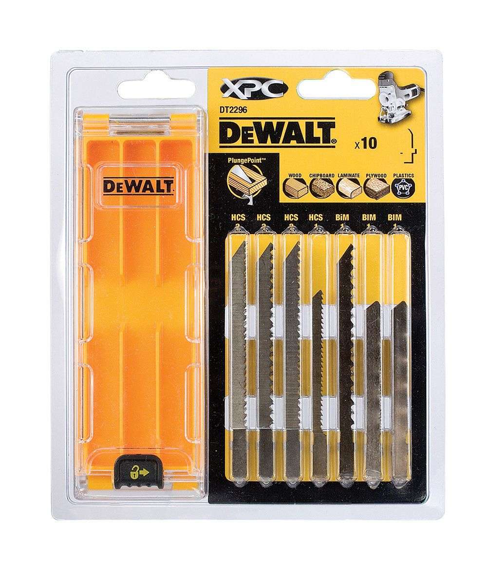 Пилки dewalt. DEWALT DT 2296. DEWALT dt2298. Набор пилок DEWALT DT 2296. Набор пилок для лобзика DEWALT DT 2296 10 шт..