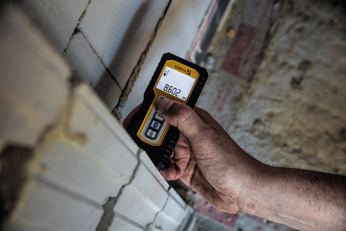 Laser Entfernungsmesser Stabila : Stabila laser entfernungsmesser ld 250 bluetooth mima.de